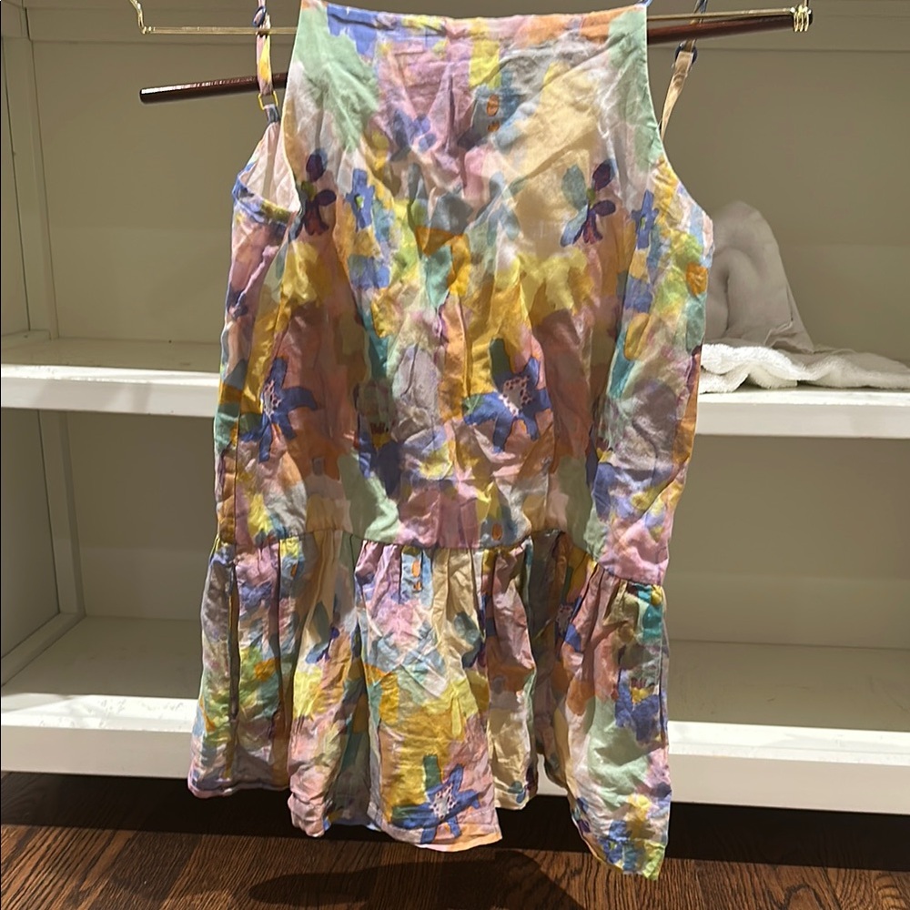 Stella McCartney Purple Pink Tiered Bubble Dress